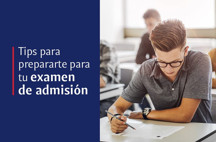 preparar un examen de admisión